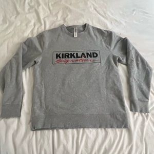 Kirkland Signature Script Embroidered Crewneck men's Small women's medium unisex